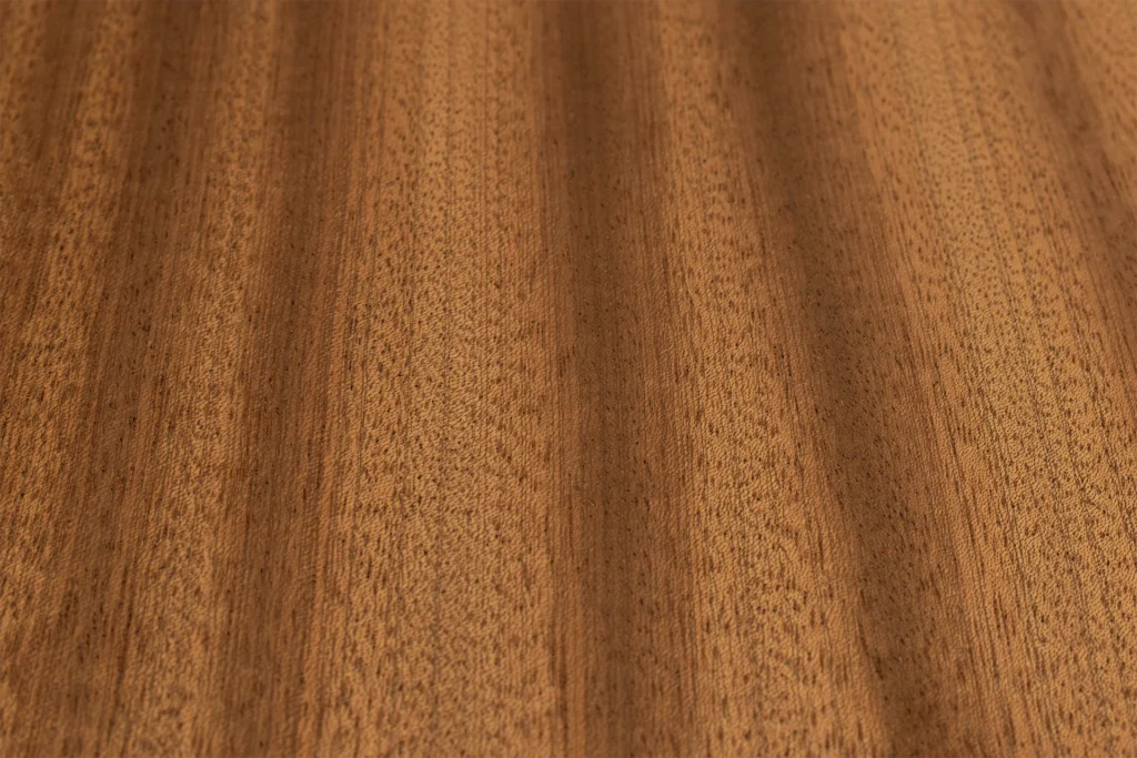 Sapeli mahonie quartercut fineer – rechtlijnig roodbruin houtfineer – Wooddes